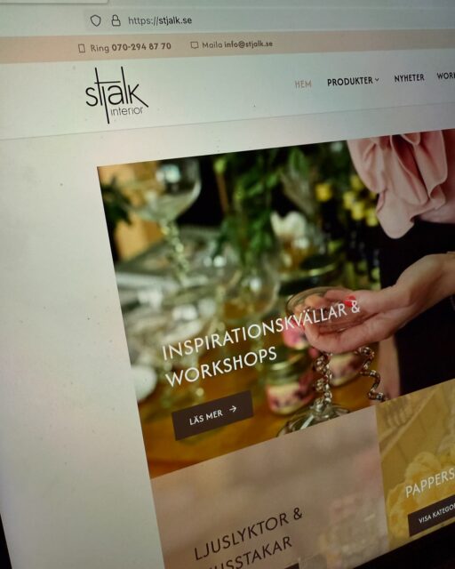 Ny webbshop åt @stjalk.interior ⚡️

- Smidig betallösning med Klarna Checkout
- Instagram butik så alla inlägg kan taggas med produktlänk till shoppen
- Leveranskoppling med DHL
- Produkt och lagersaldosynkning med Zettle 

och mycket mer ☀️

Behöver du en webbshop för att öka din försäljning? Hör av dig till oss så hjälper vi dig! 

#fontamedia #örnsköldsvik #handlalokalt #övik #webbshop #webbyrå