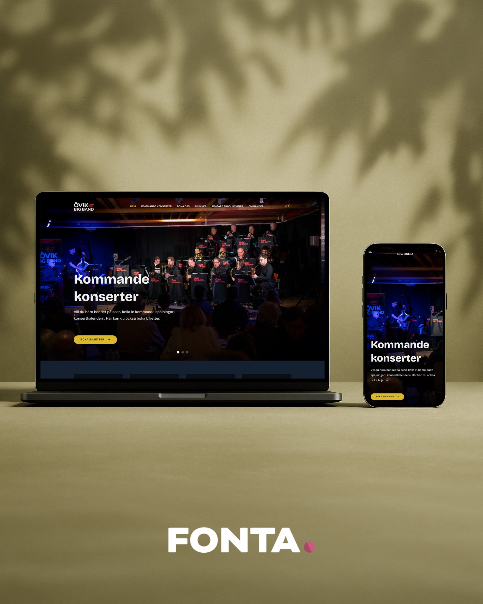 Webbplats till Övik Big Band

👉 www.ovikbigband.se

#fontamedia #webbyrå #nyhemsida #högakusten #övik #örnsköldsvik #hemsida